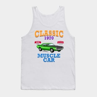 Classic Muscle Car Hot Rod Racing Garage Novelty Gift Tank Top